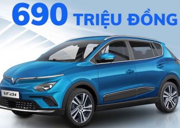 Vinfast chính thức giới thiệu mẫu Oto điện đầu tiên tại Việt Nam Vinfast VF e34 giá 690 Triệu